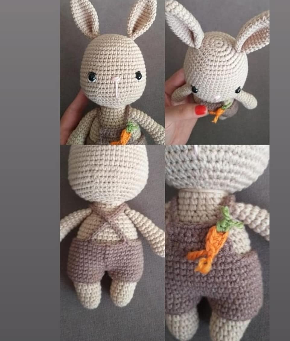 Ücretsiz Sevimli Tavşan Amigurumi Yapım Tarifi