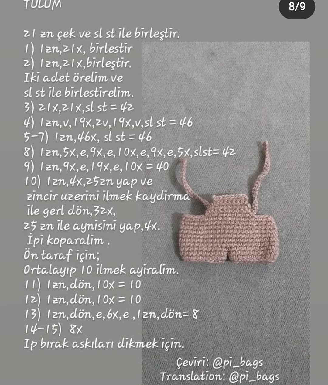 Ücretsiz Sevimli Tavşan Amigurumi Yapım Tarifi