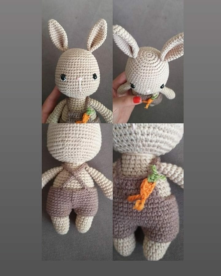Ücretsiz Sevimli Tavşan Amigurumi Yapım Tarifi