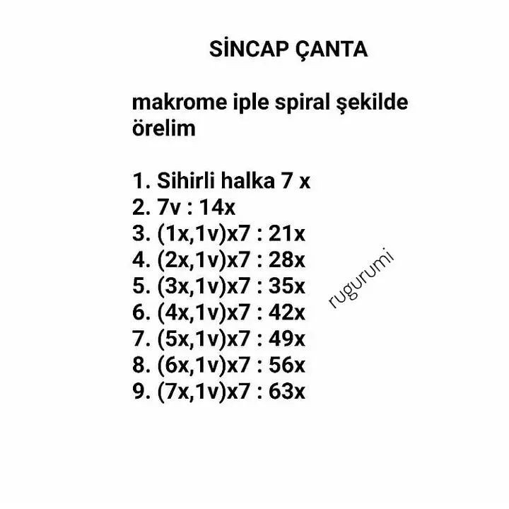 Ücretsiz Sincap Çanta Tarifi: 1. Bölüm
