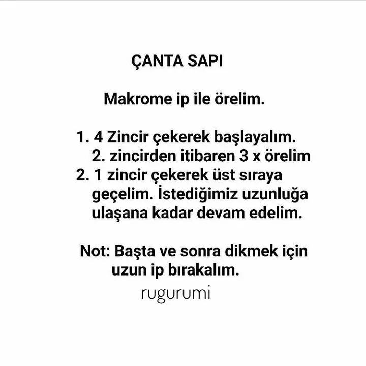 Ücretsiz Sincap Çanta Tarifi: 1. Bölüm