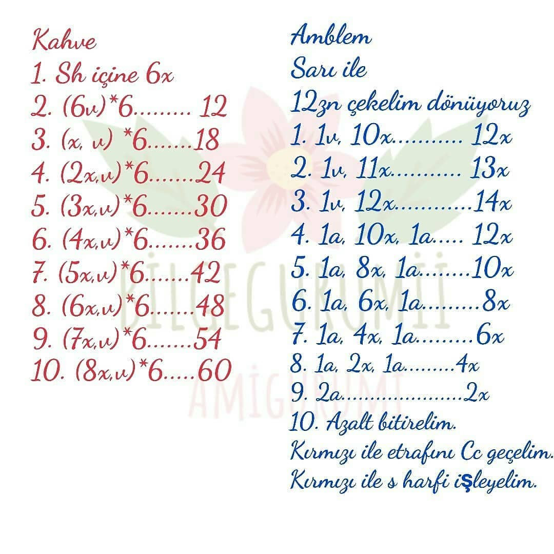 Ücretsiz Süper Baba Örgü Şeması