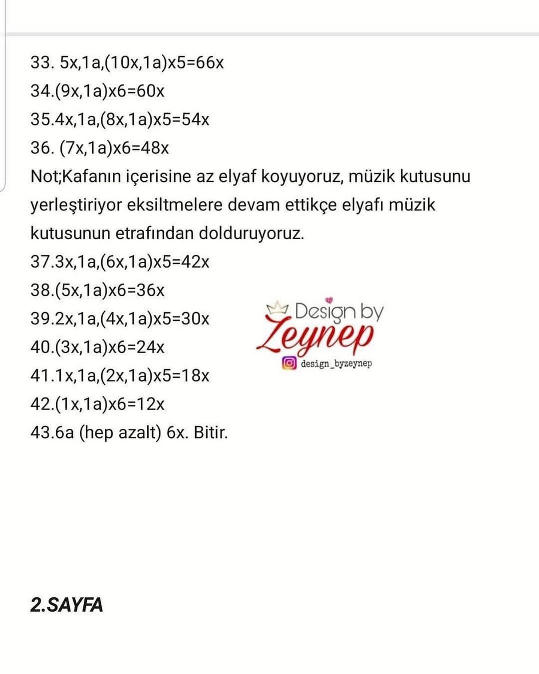 Ücretsiz Tavşan Bebek Mobil Tığ İşi Şeması
