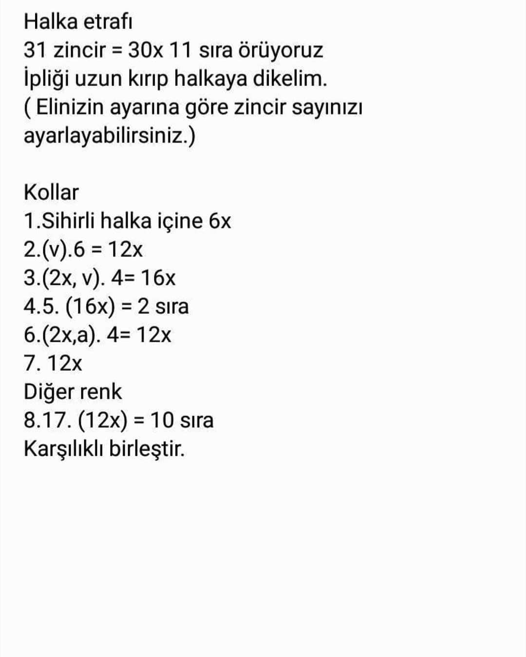 Ücretsiz Tavşan Bebek Zili Tığ İşi Tarifi Hayırlı akşamlar