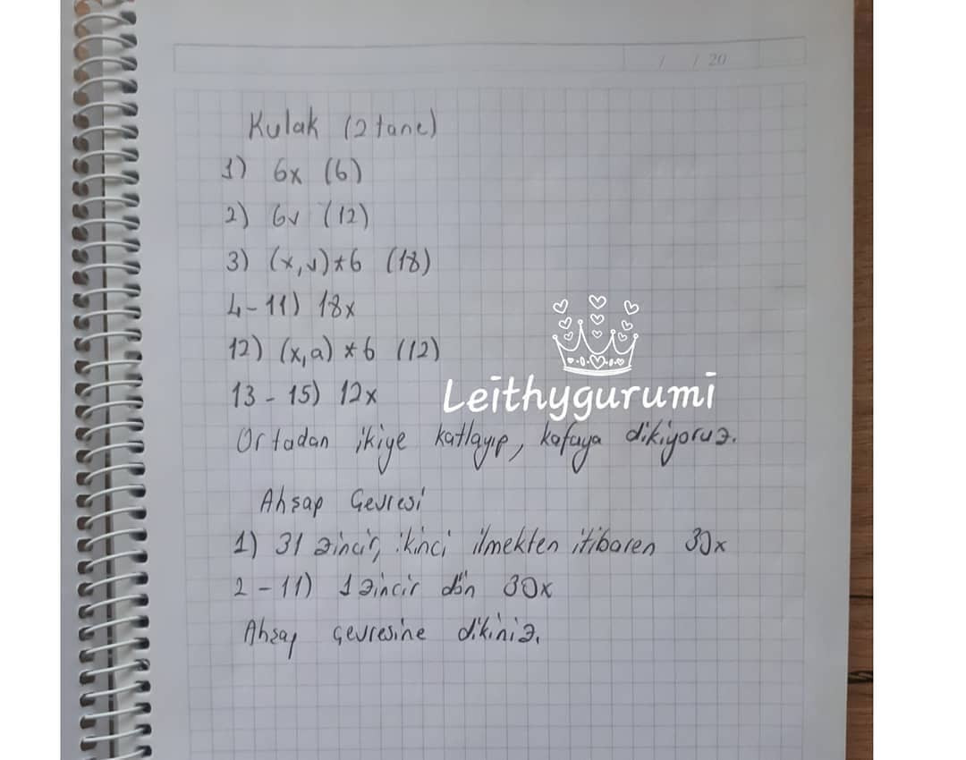 Ücretsiz Tavşan Çıngırak Tığ İşi Yapımı