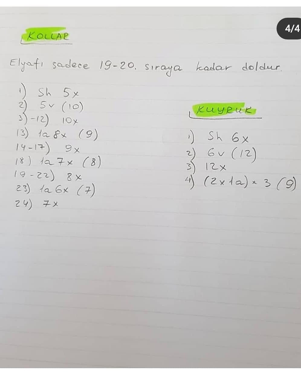 Ücretsiz Tavşan Örgü Şeması amigurumitavşantarifi