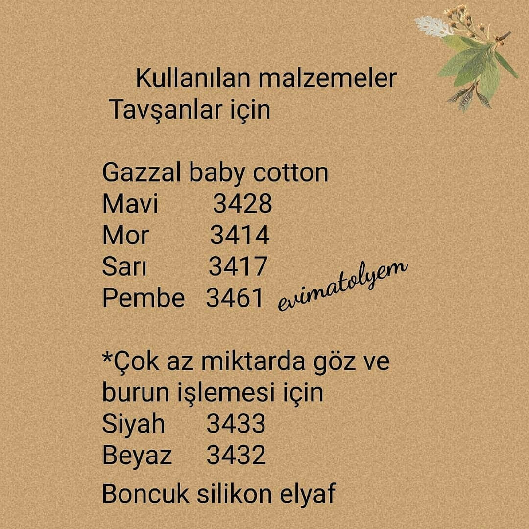 Ücretsiz Tavşan ve Havuç Ev Örgü Şeması