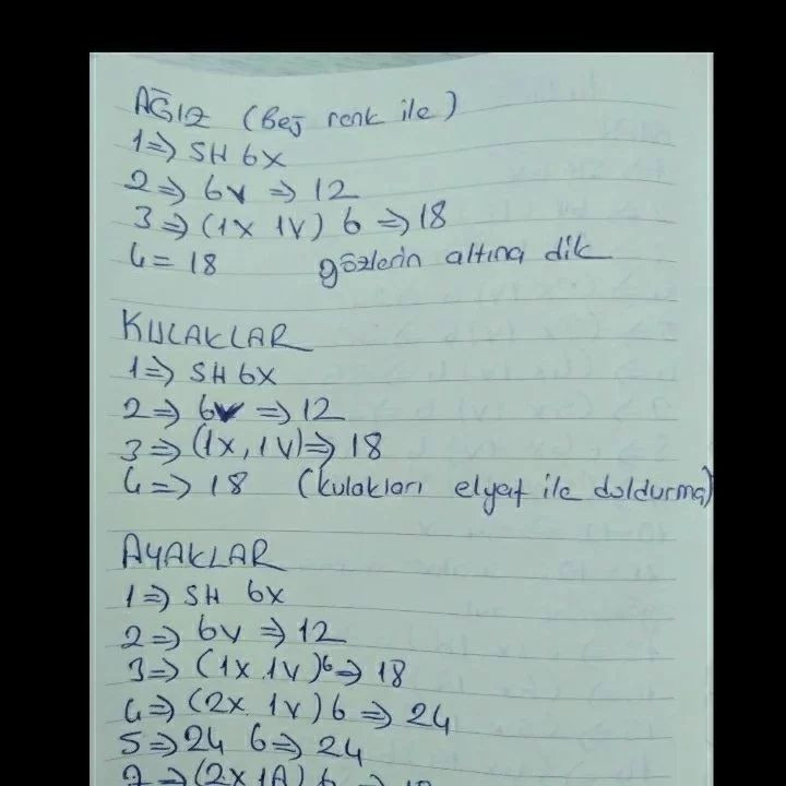 Ücretsiz Tığ işi Ayıcık Tarifi