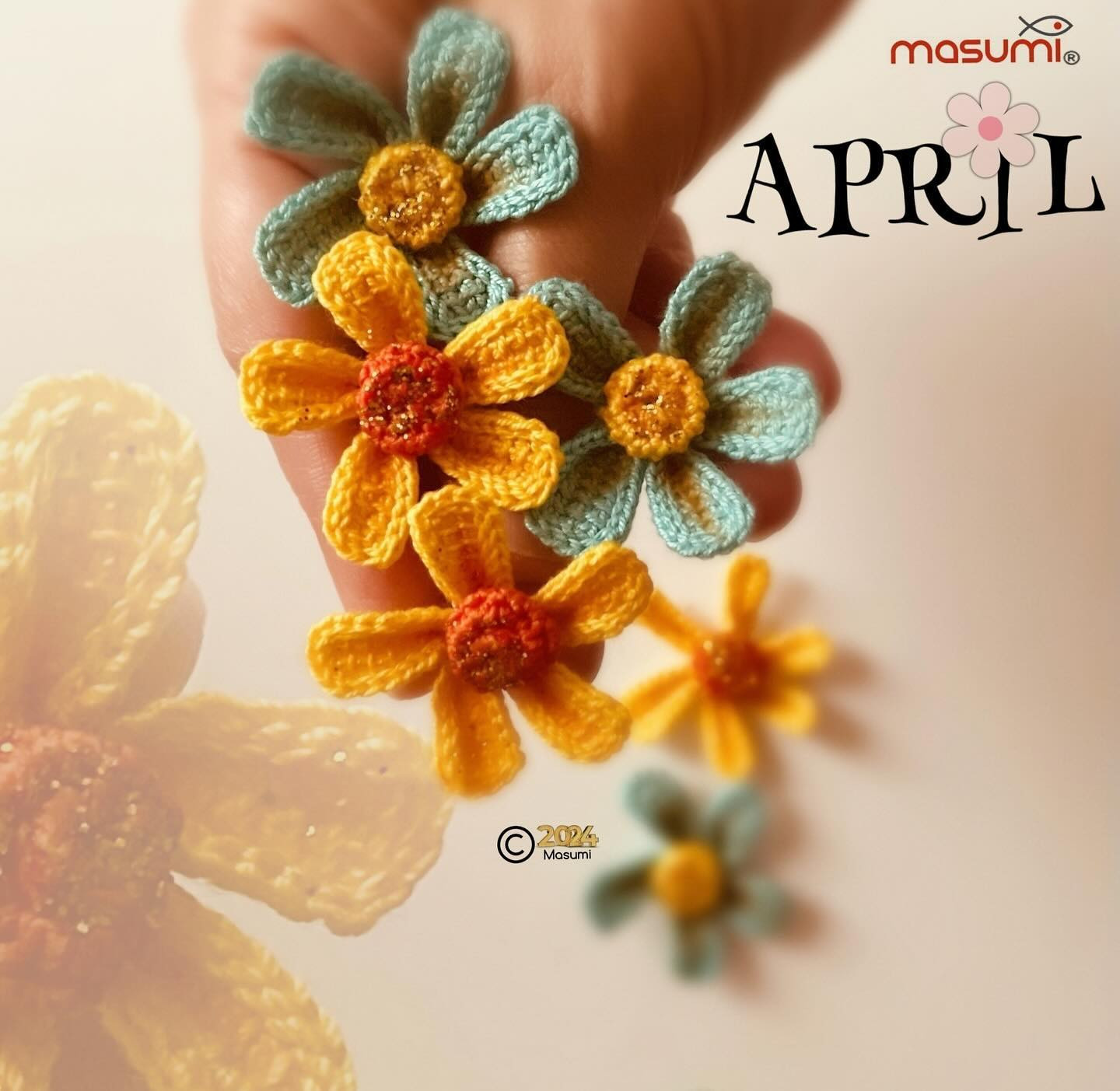 Ücretsiz Tığ İşi Çiçek Tarifi Bahar her yere #tunusişi April ile gelsin. 🌸🧶☺️