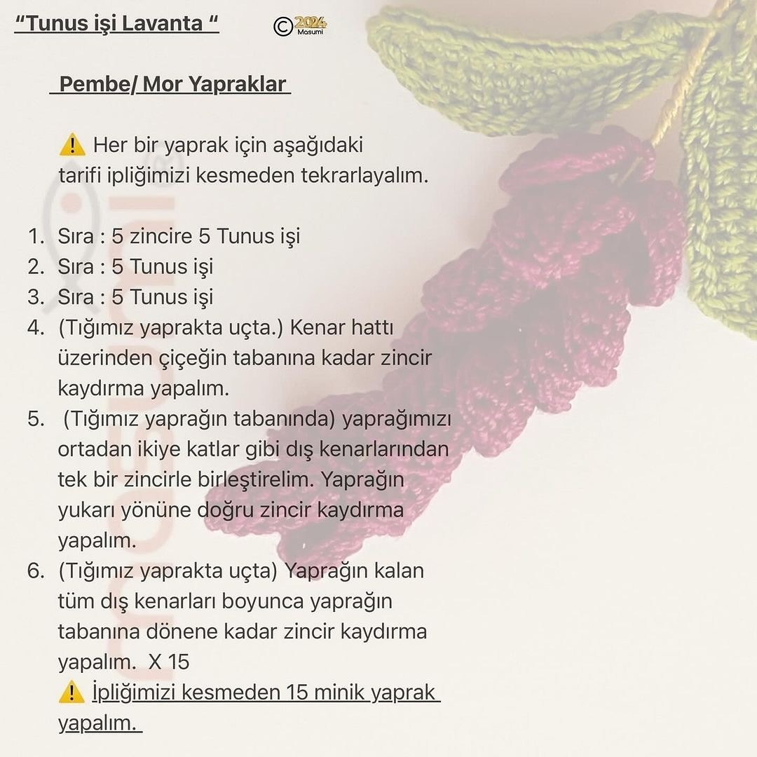 Ücretsiz Tığ İşi Çiçek Tarifi Tunus İşi Çiçek April bugün “Lavanta” oldu. 🥳💜
