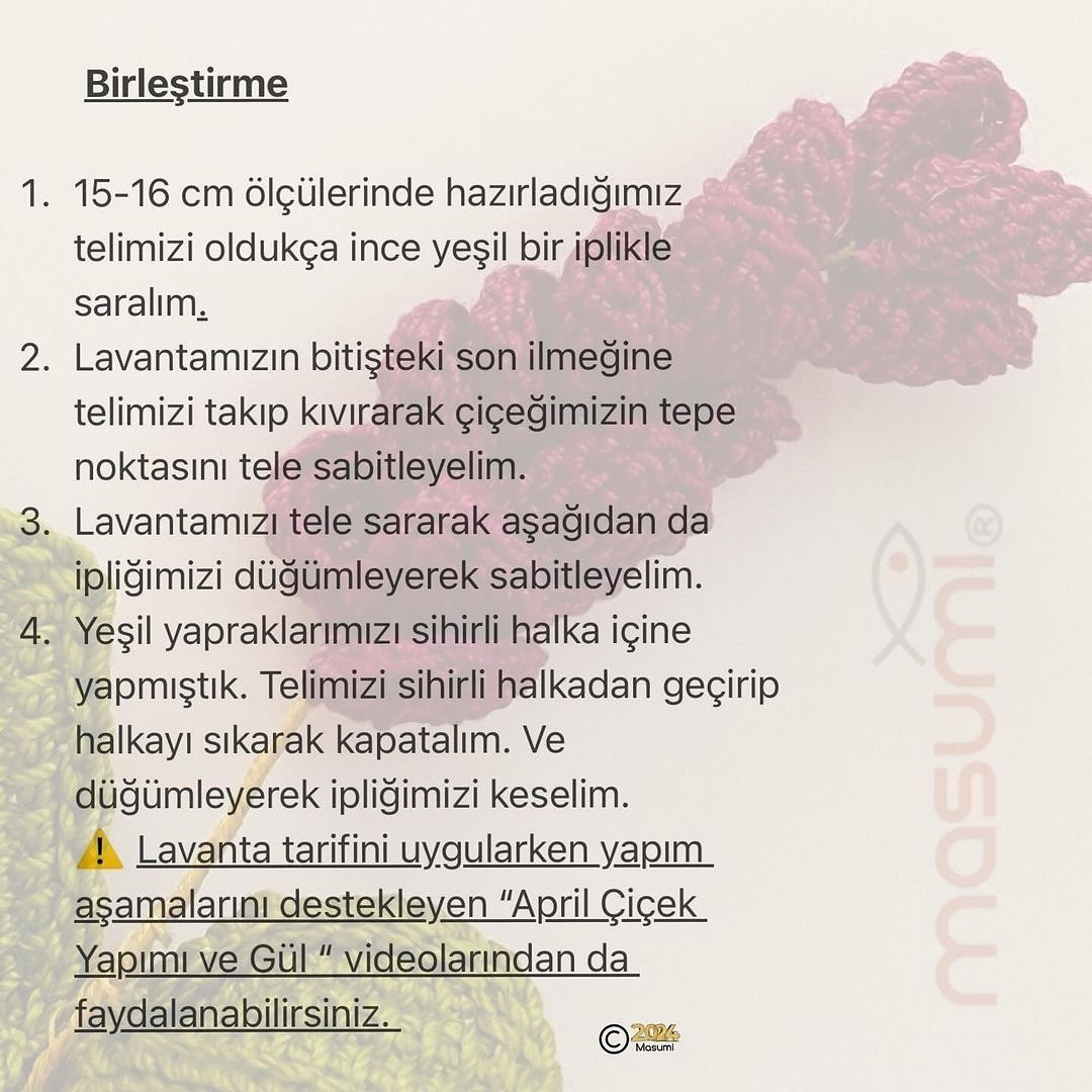 Ücretsiz Tığ İşi Çiçek Tarifi Tunus İşi Çiçek April bugün “Lavanta” oldu. 🥳💜