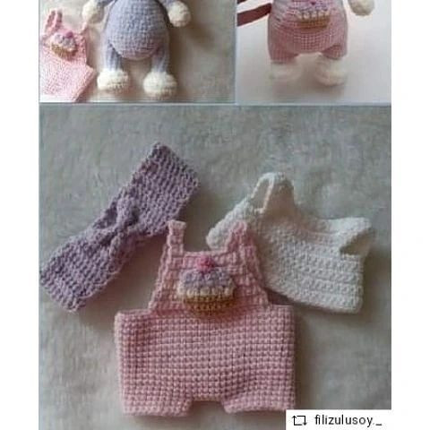 Ücretsiz Tığ İşi Peluş Kedi Örnek Şeması