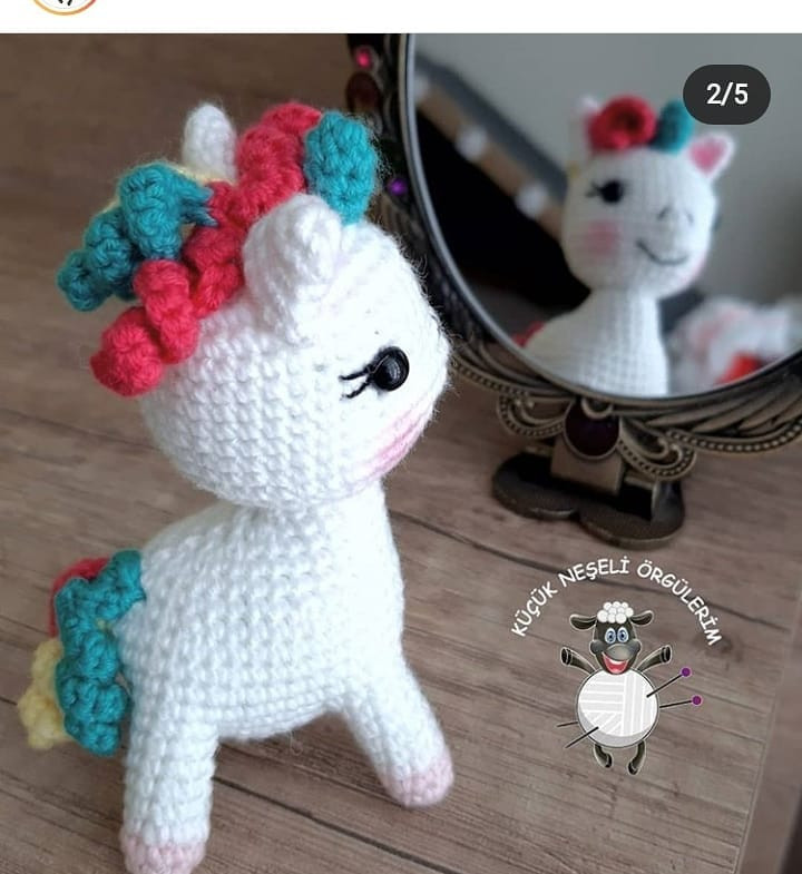 Ücretsiz Unicorn Amigurumi Yapımı