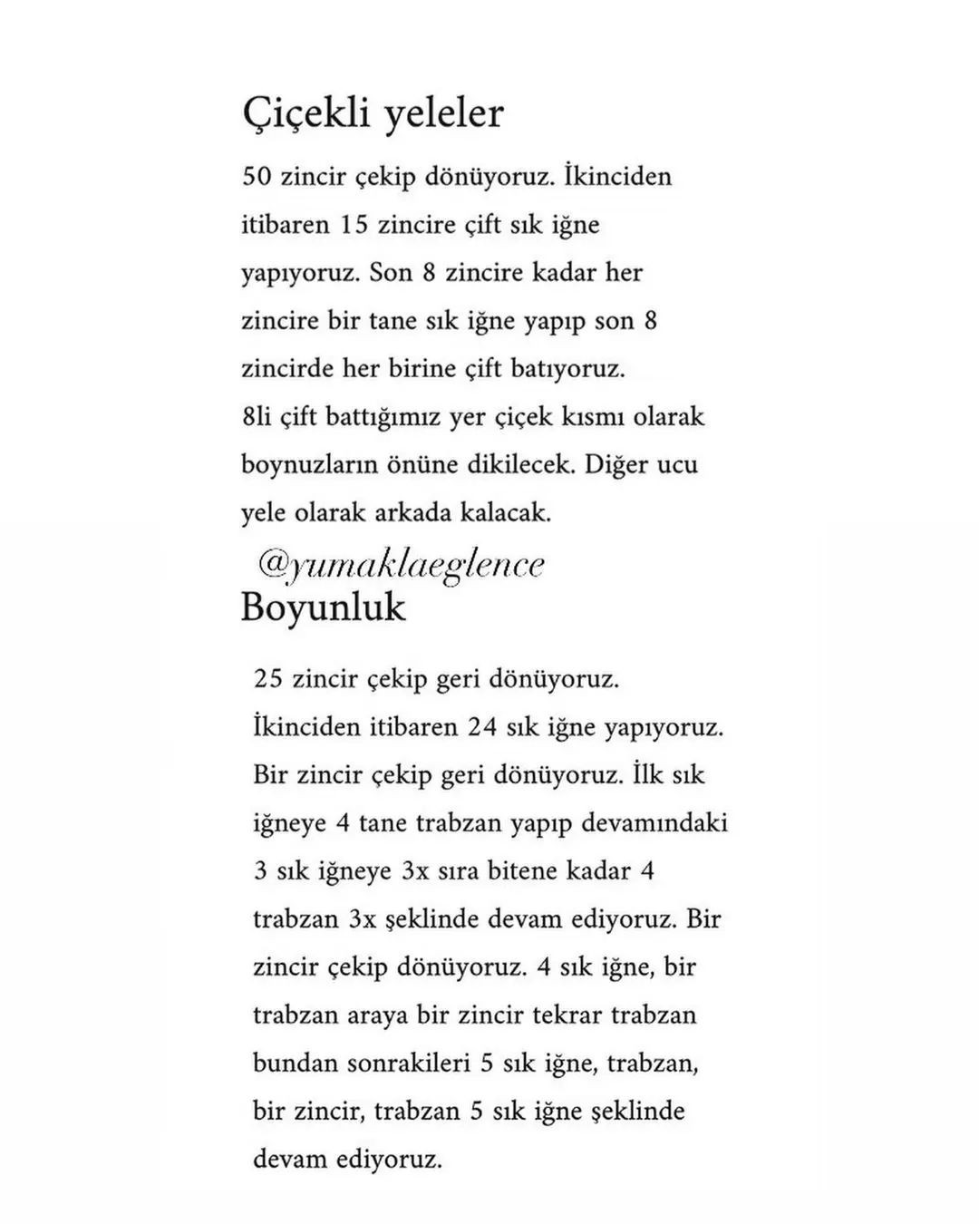 Ücretsiz Unicorn Taç Tığ Örgü Şeması