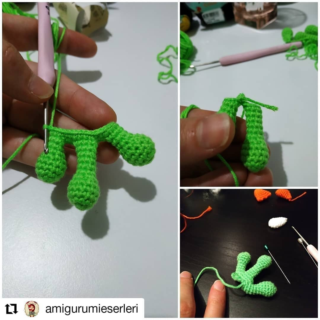 Ücretsiz Uzaylı Amigurumi Yapımı Şeması