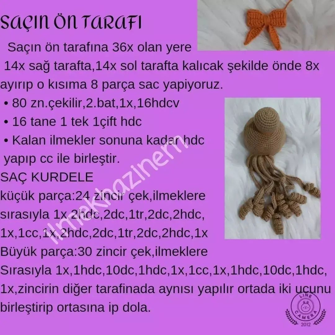 Ücretsiz Yaprak Bebek Tığ İşi Şeması