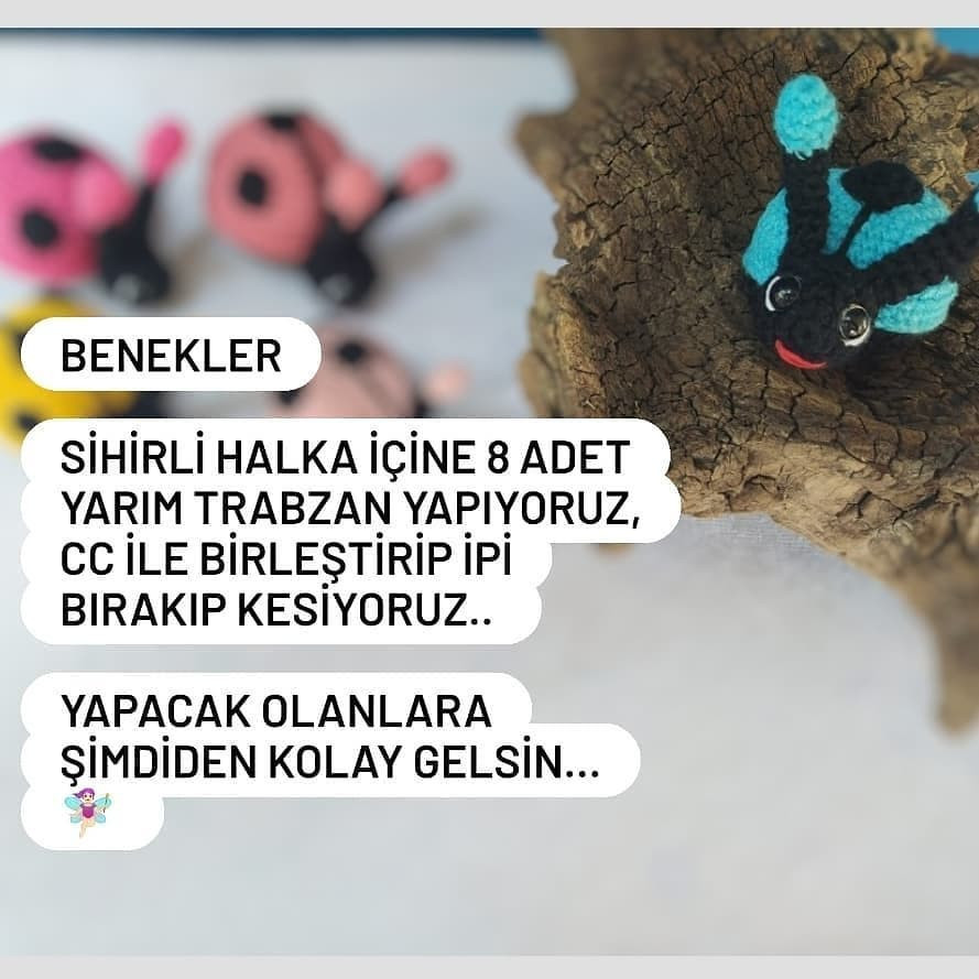 ÜĞÜR BÖCEĞİ AMİGURUMİ KULLANIM KILAVUZU