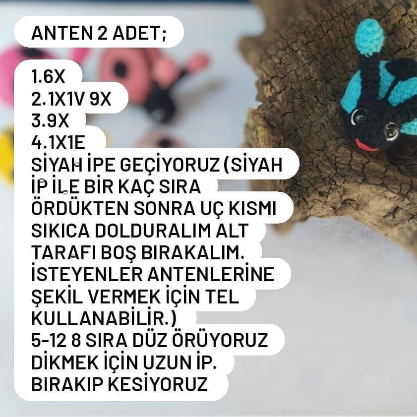 ÜĞÜR BÖCEĞİ AMİGURUMİ KULLANIM KILAVUZU