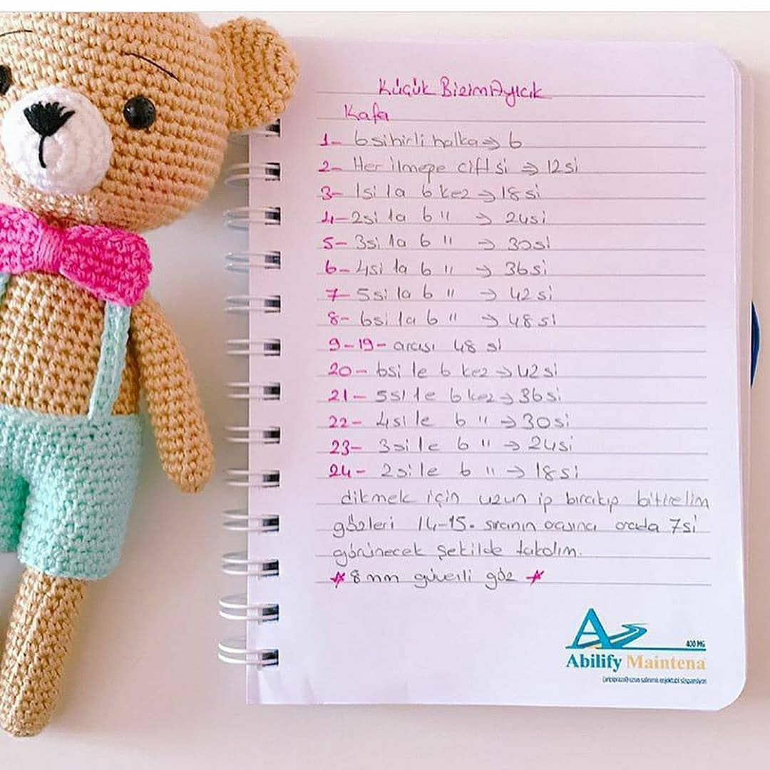 Ülfiş Ayıcık Amigurumi Şeması Tarif Sahibi