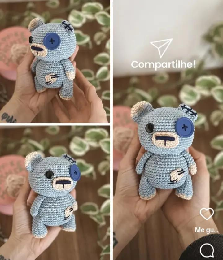 Urso de Crochê Trapinho: Receita Grátis para Criar o Seu!