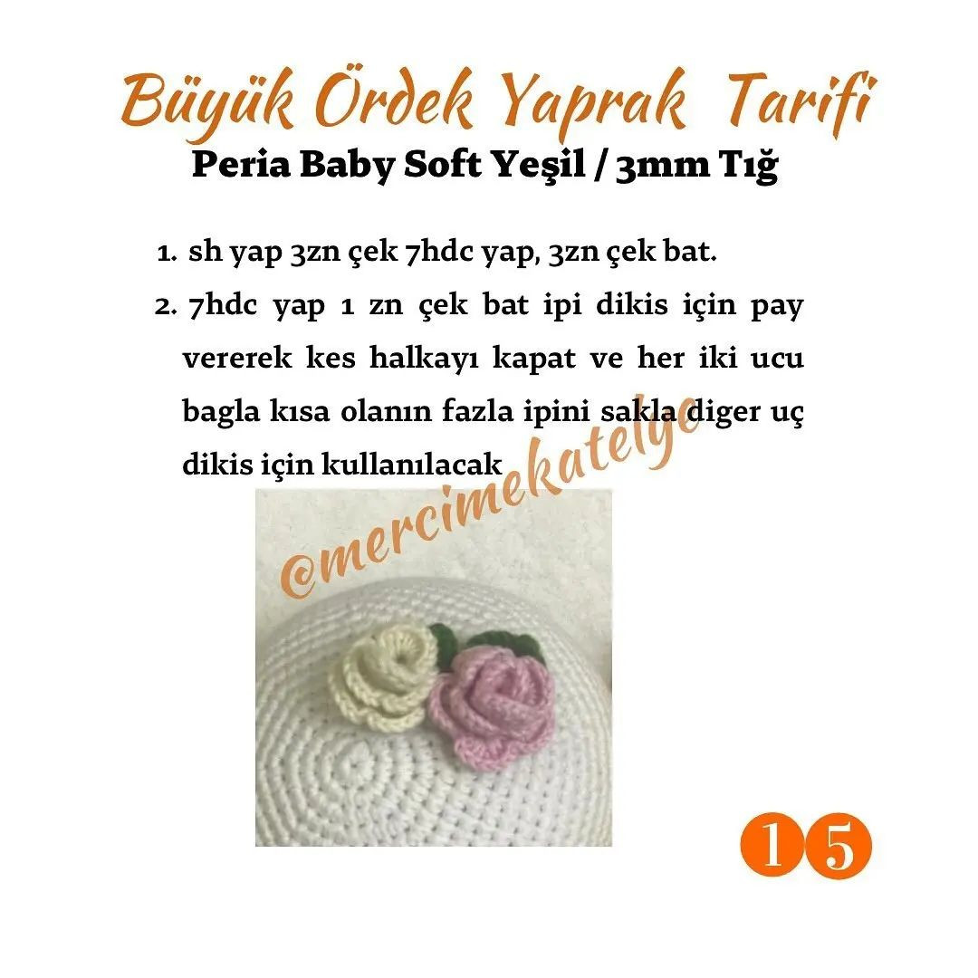 Uykucu Ördek Ailesi: Tığ İşi Örnekleri