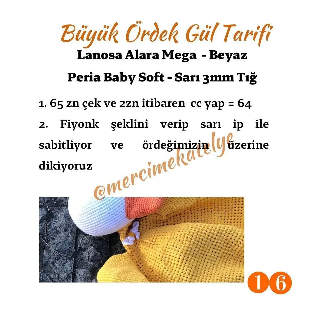Uykucu Ördek Ailesi: Tığ İşi Örnekleri
