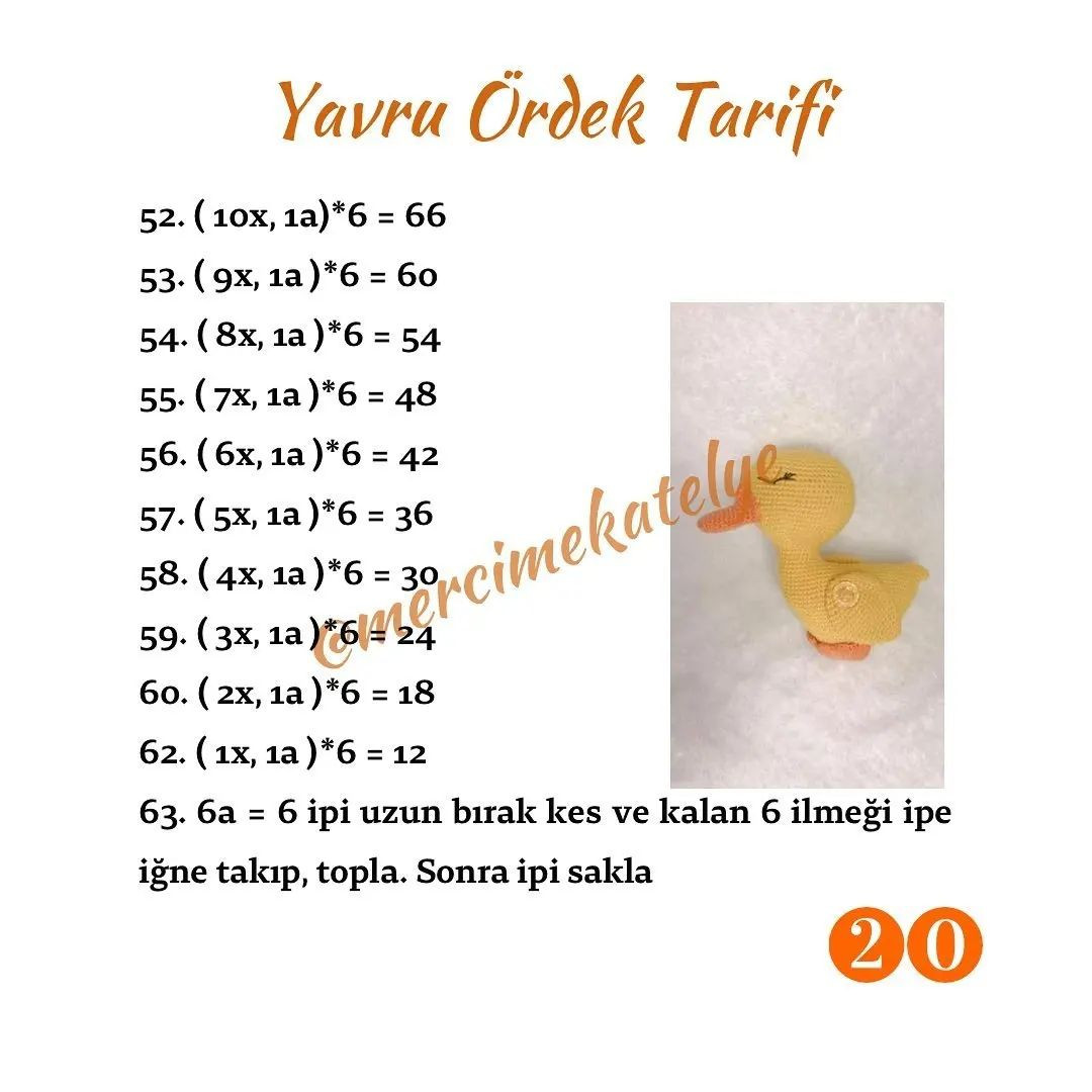 Uykucu Ördek Ailesi: Tığ İşi Örnekleri