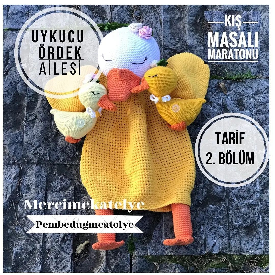 Uykucu Ördek Ailesi: Tığ İşi Örnekleri