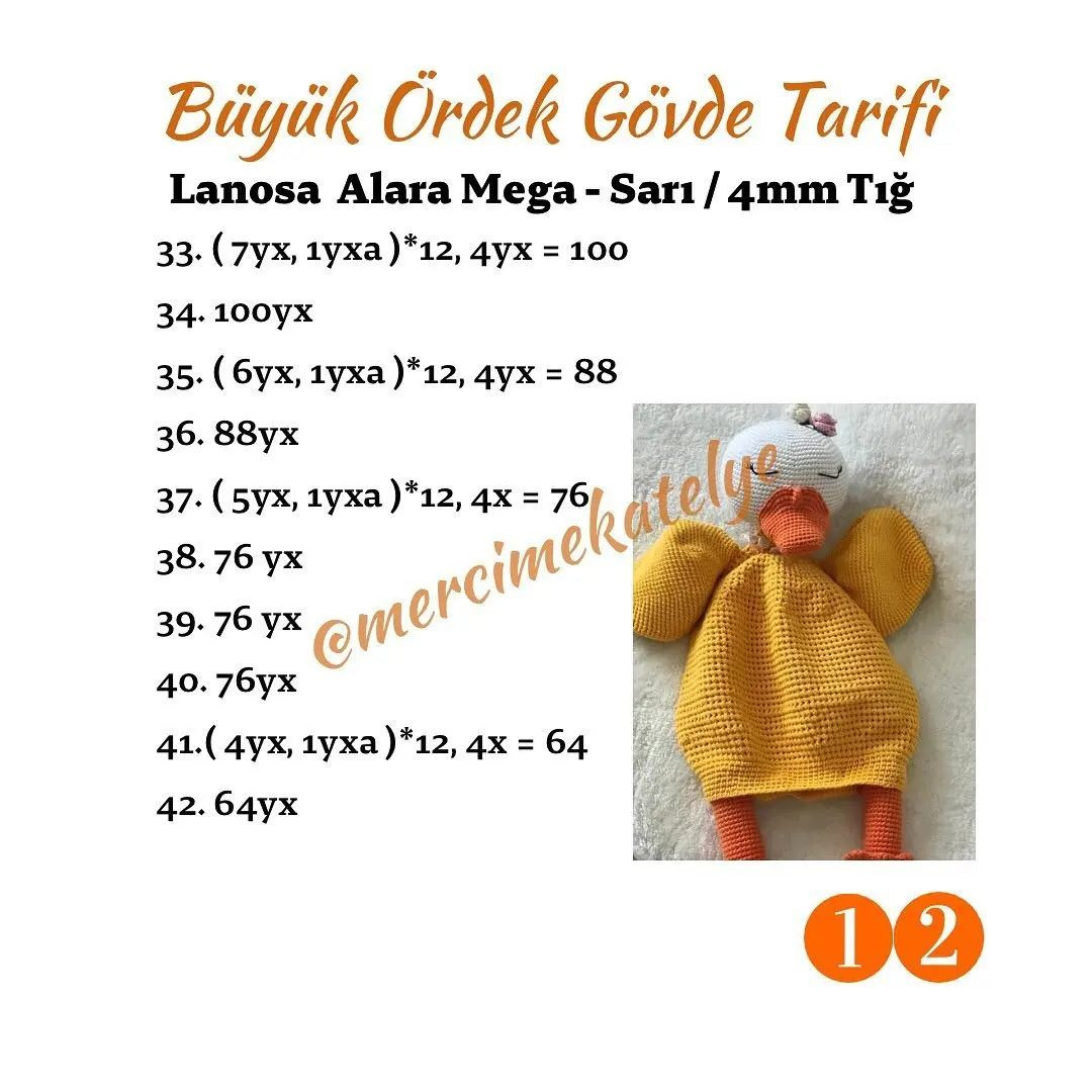 Uykucu Ördek Ailesi: Tığ İşi Örnekleri