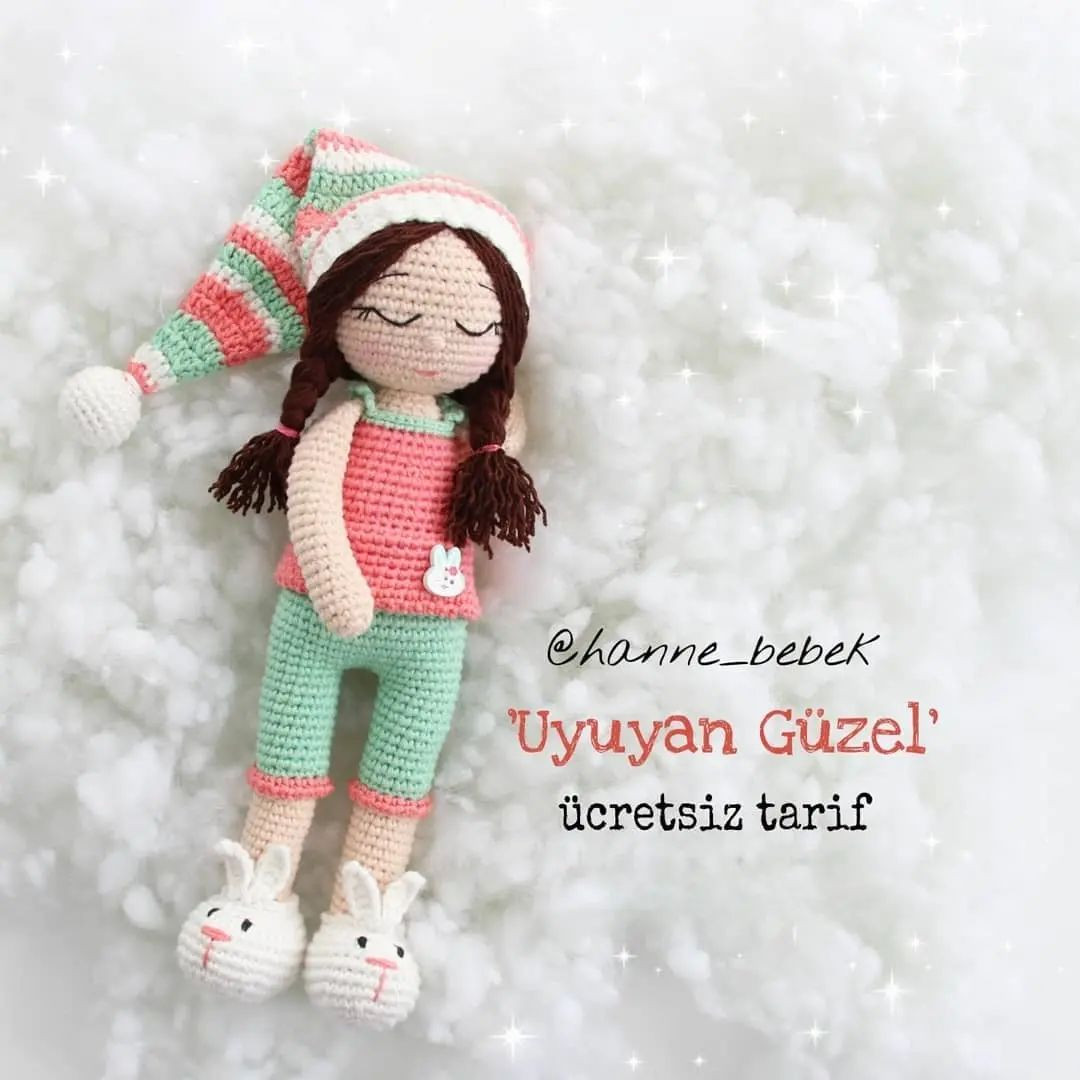 Uyuyan Güzel Bebek Örgü Şeması