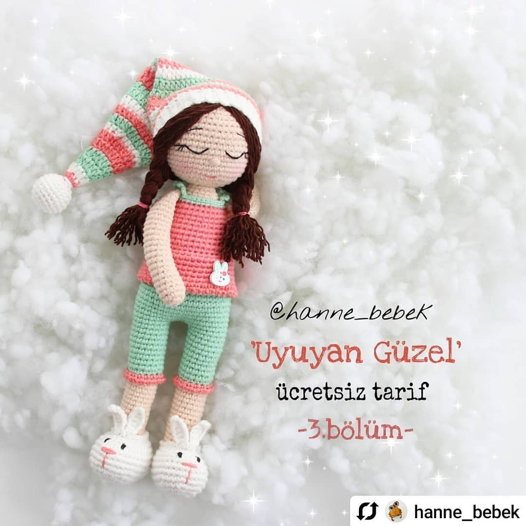 Uyuyan Güzel Bebek Örgü Şeması