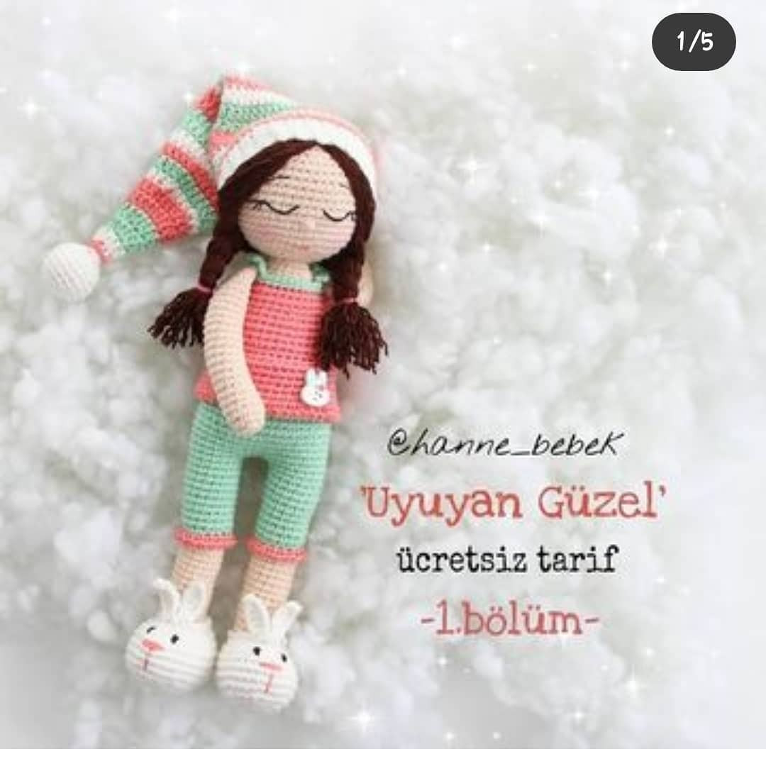 Uyuyan Güzel Bebek Örgü Şeması