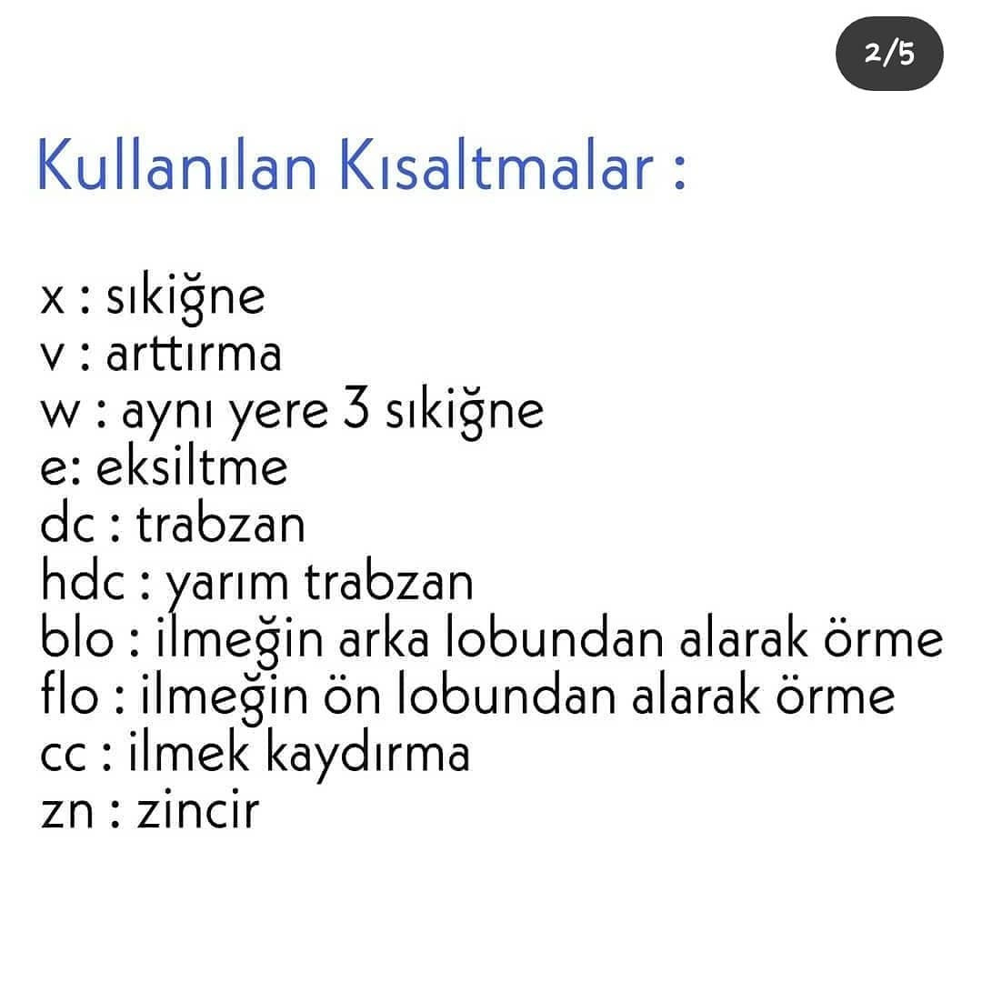 Uyuyan Güzel Bebek Örgü Şeması