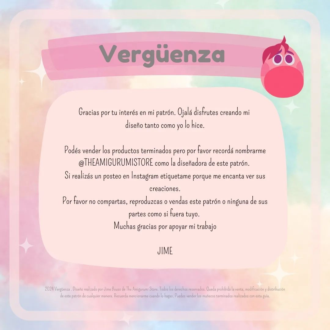 Vergüenza: Patrón Amigurumi para tejer un adorable personaje.
