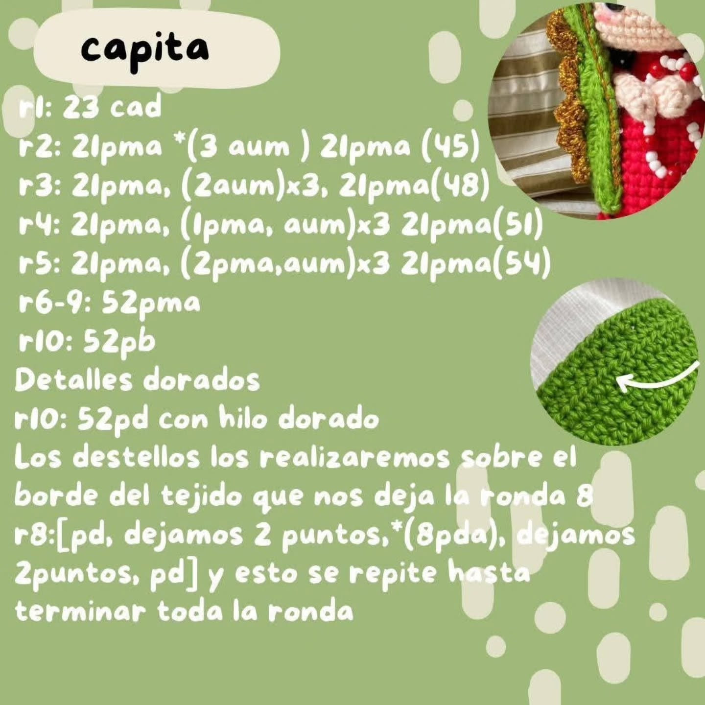 Virgen de Guadalupe: Patrón de crochet gratis