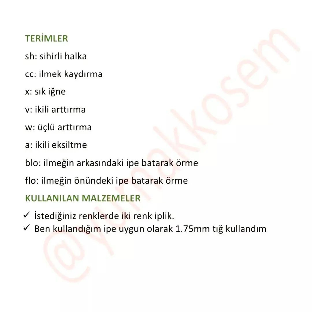 Yeni Yıl Hediye Paketi Tığ İşi Şeması