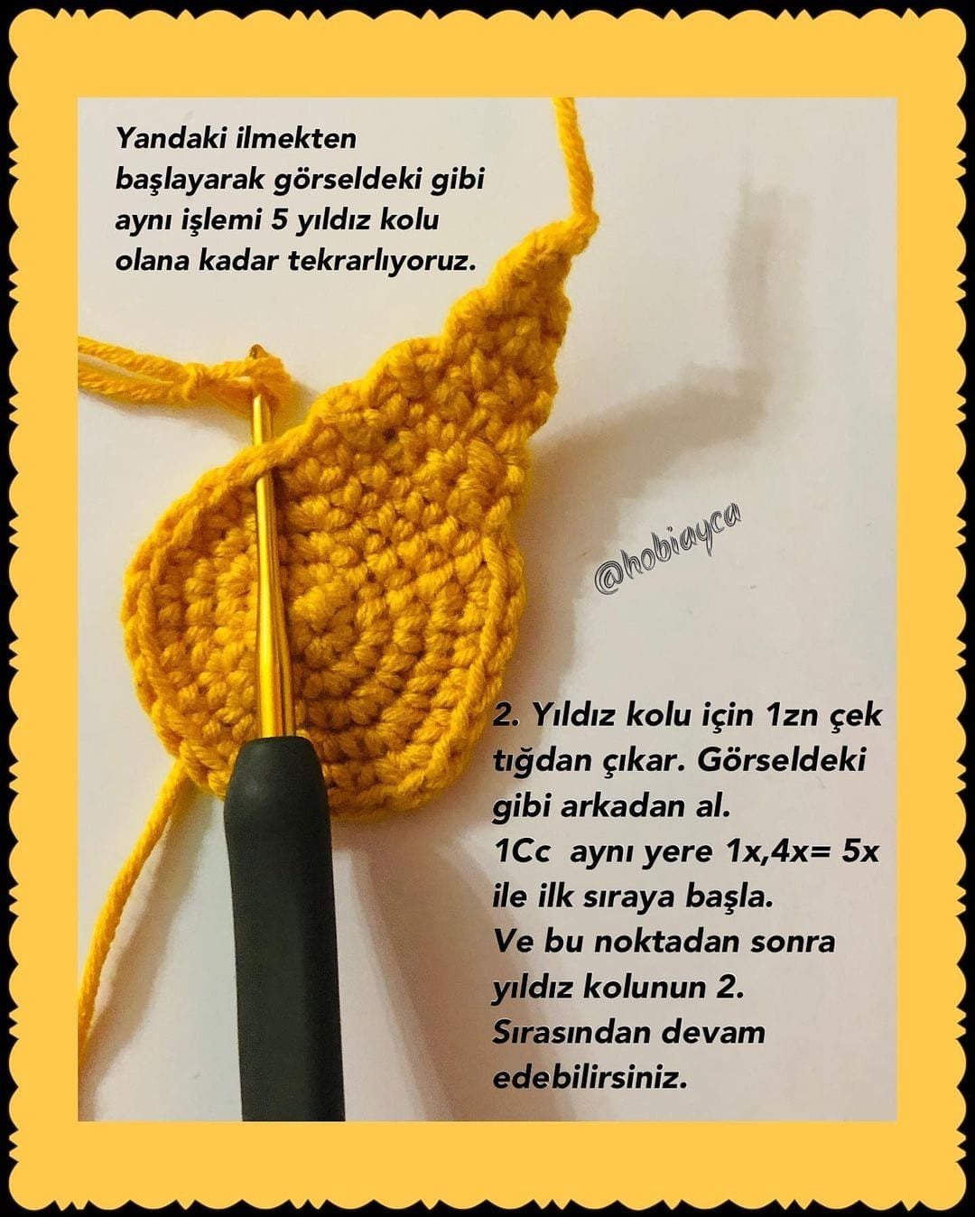 Yıldız Amigurumi Yapımı