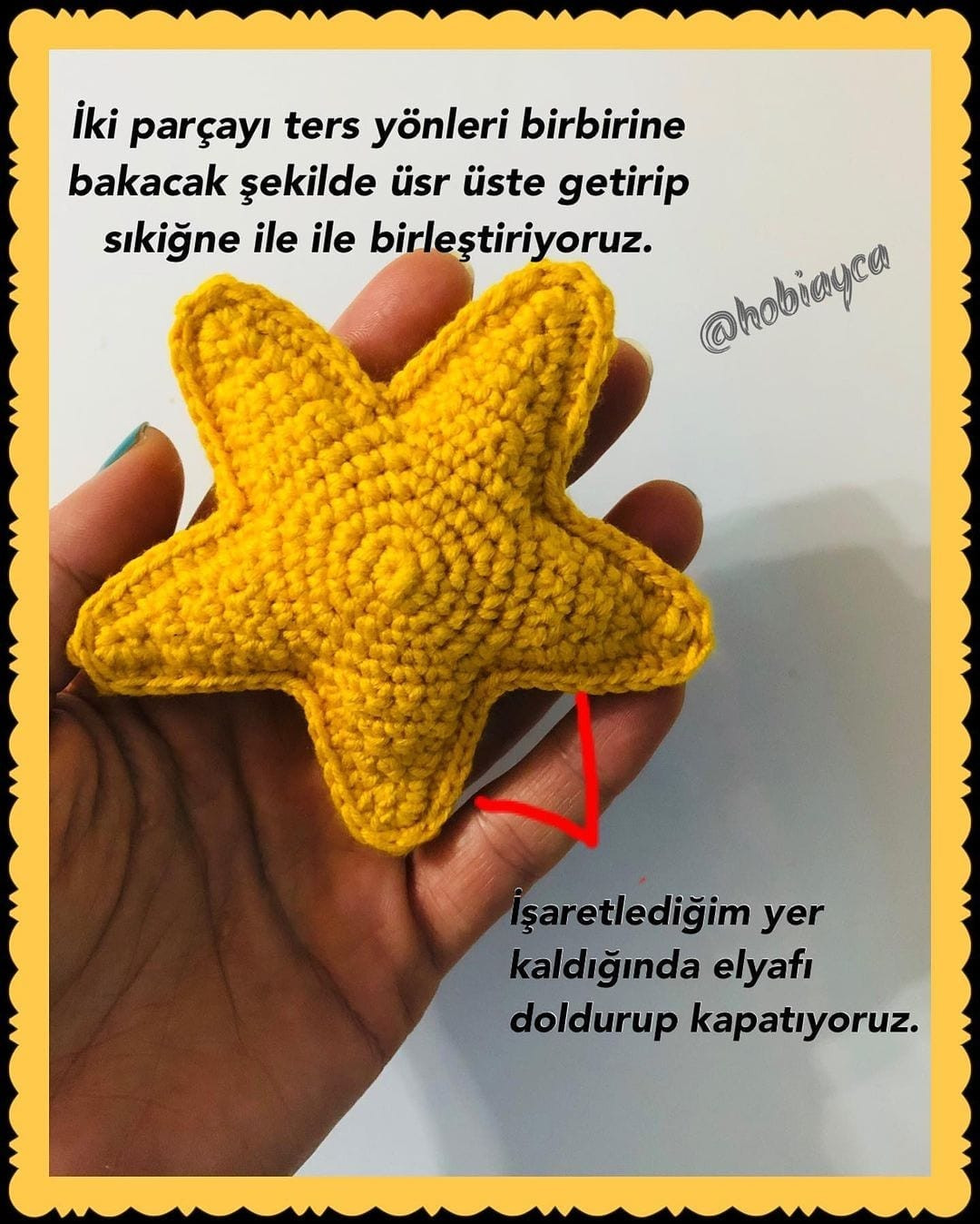 Yıldız Amigurumi Yapımı