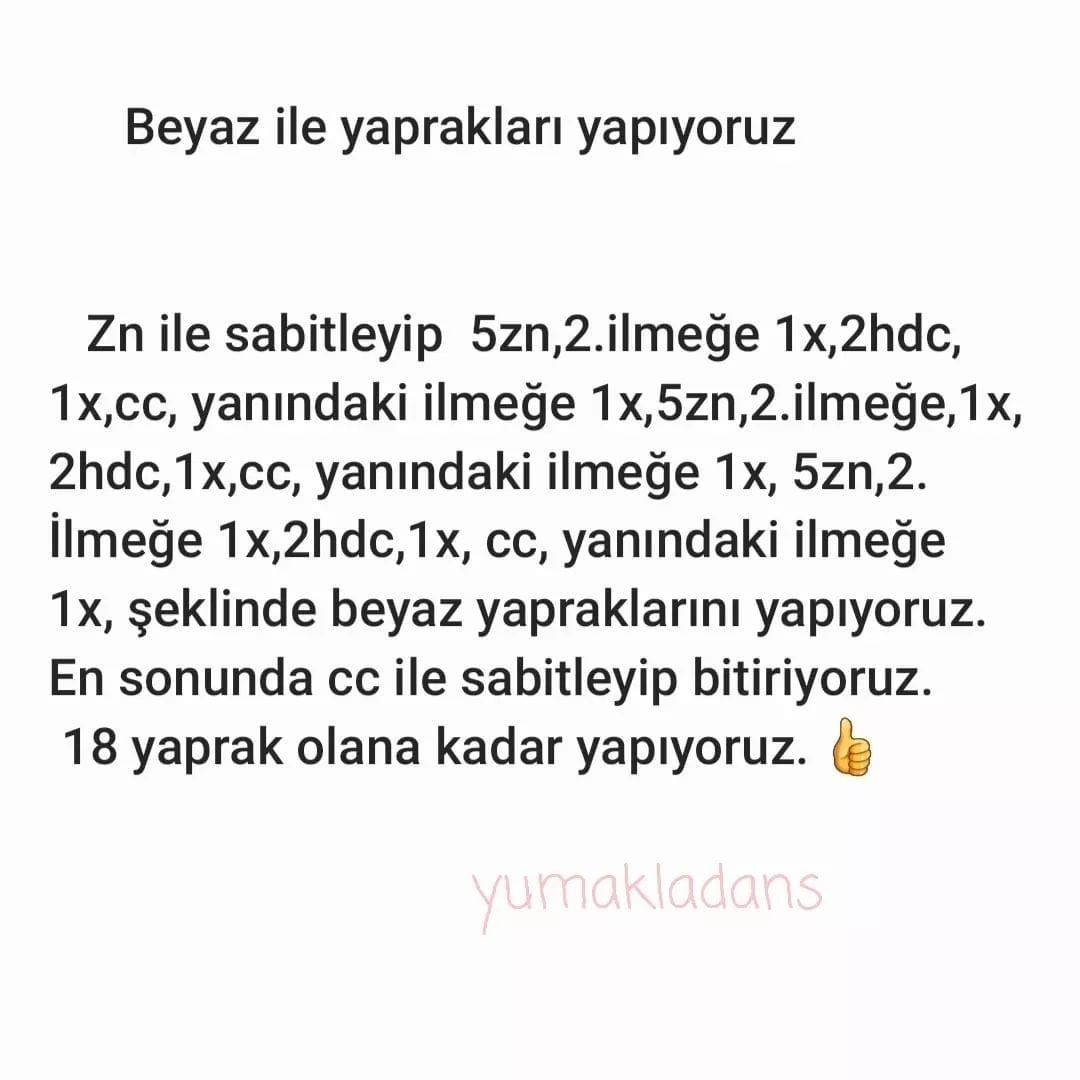Yumakdan Sevimli Papatya Anahtarlık Tarifi