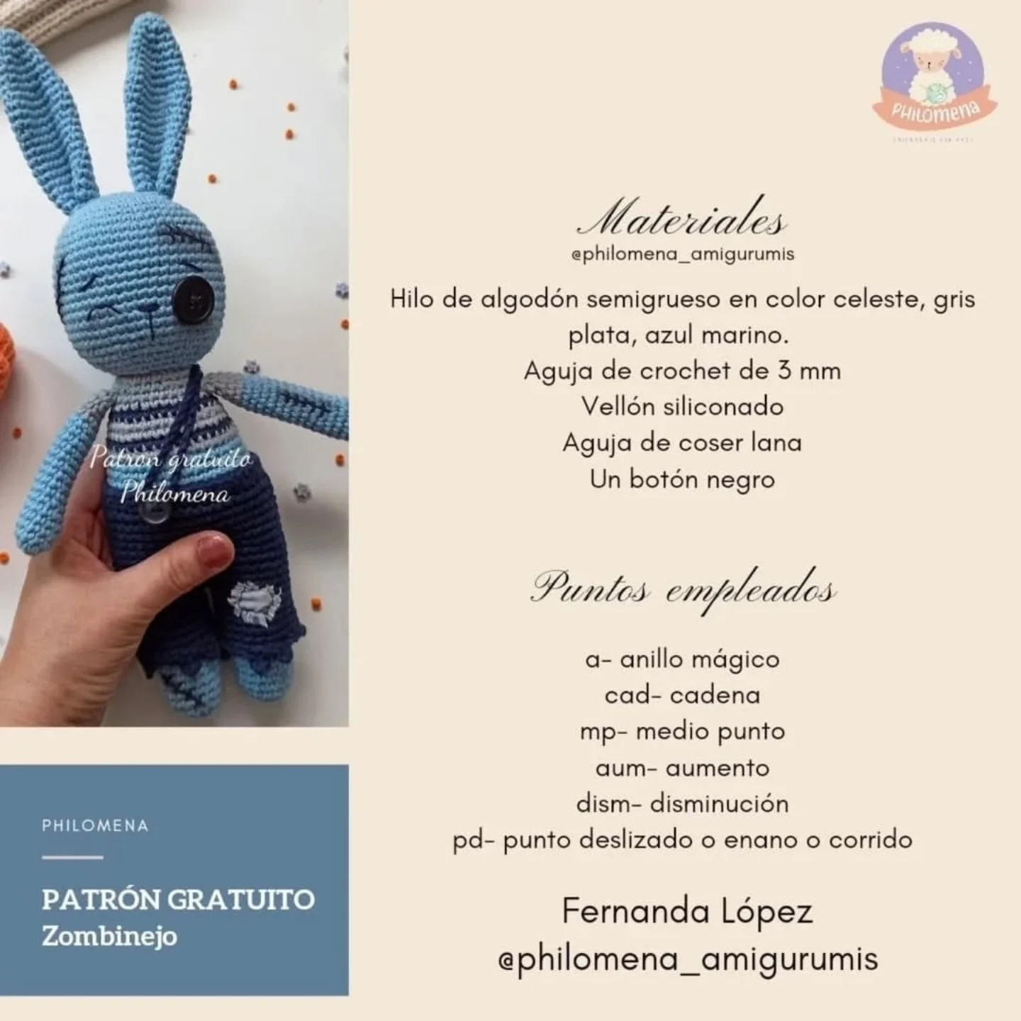Zombinejo: Patrón de Crochet Gratis