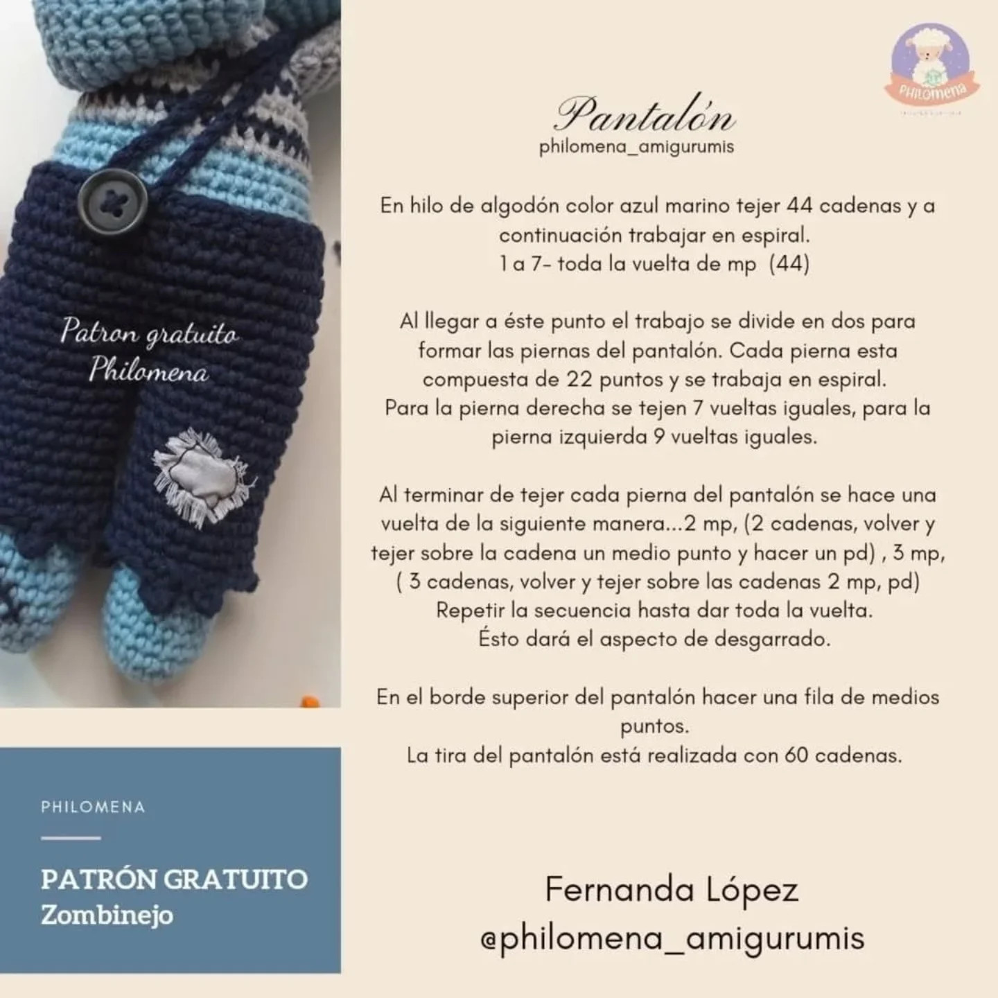 Zombinejo: Patrón de Crochet Gratis