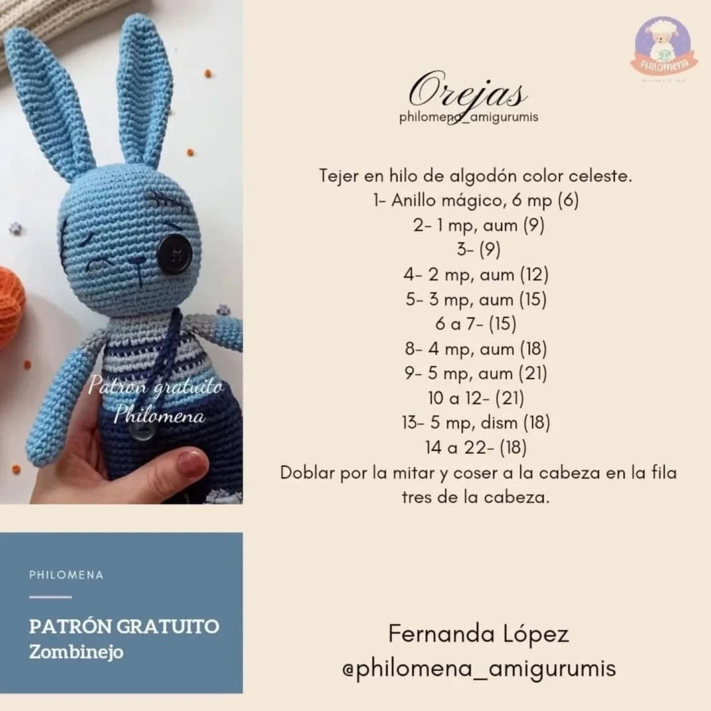 Zombinejo: Patrón de Crochet Gratis