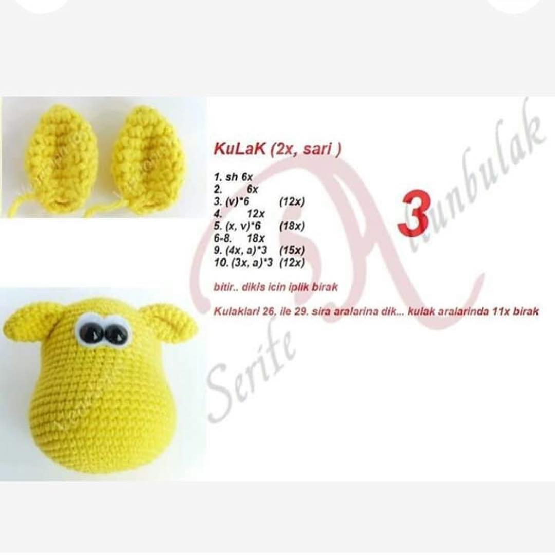 Zürafa Amigurumi Şeması Çok tatlı muhakkak ören olur😊