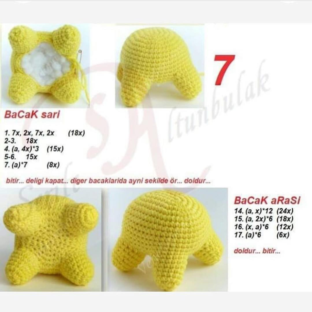 Zürafa Amigurumi Şeması Çok tatlı muhakkak ören olur😊
