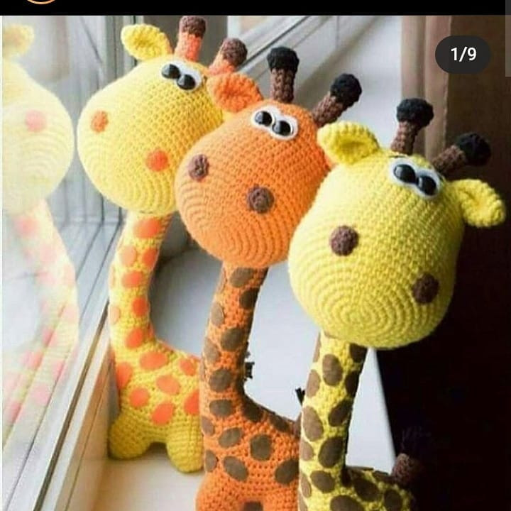 Zürafa Amigurumi Şeması Çok tatlı muhakkak ören olur😊
