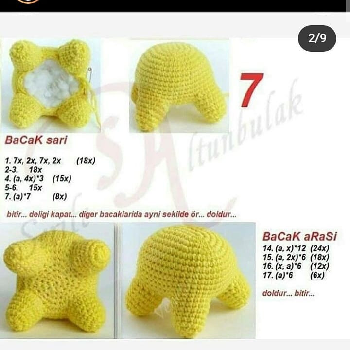 Zürafa Amigurumi Şeması Çok tatlı muhakkak ören olur😊
