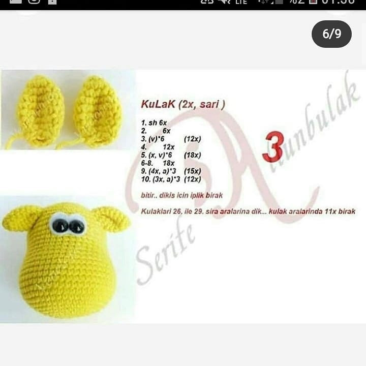 Zürafa Amigurumi Şeması Çok tatlı muhakkak ören olur😊