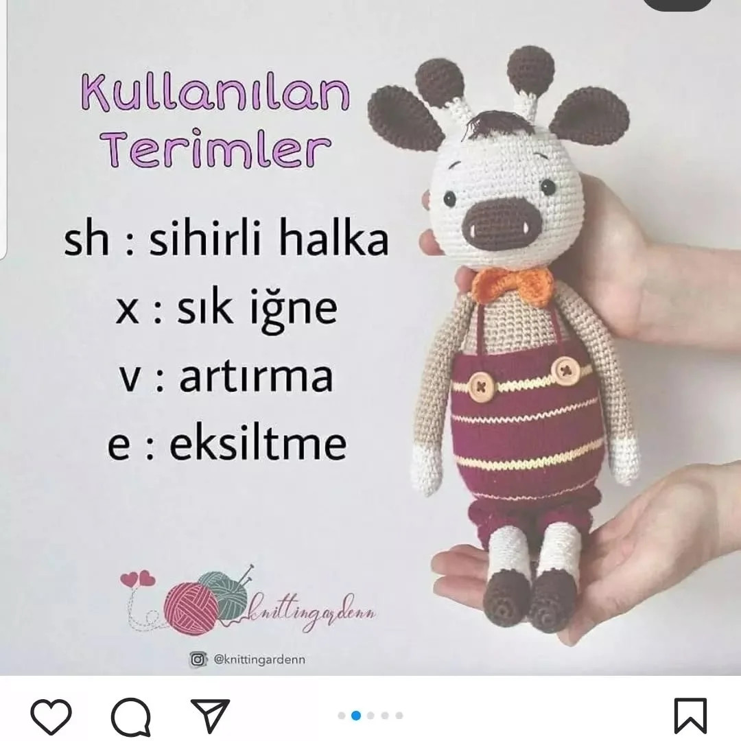 Zürafacan: Ücretsiz Tığ İşi Şeması