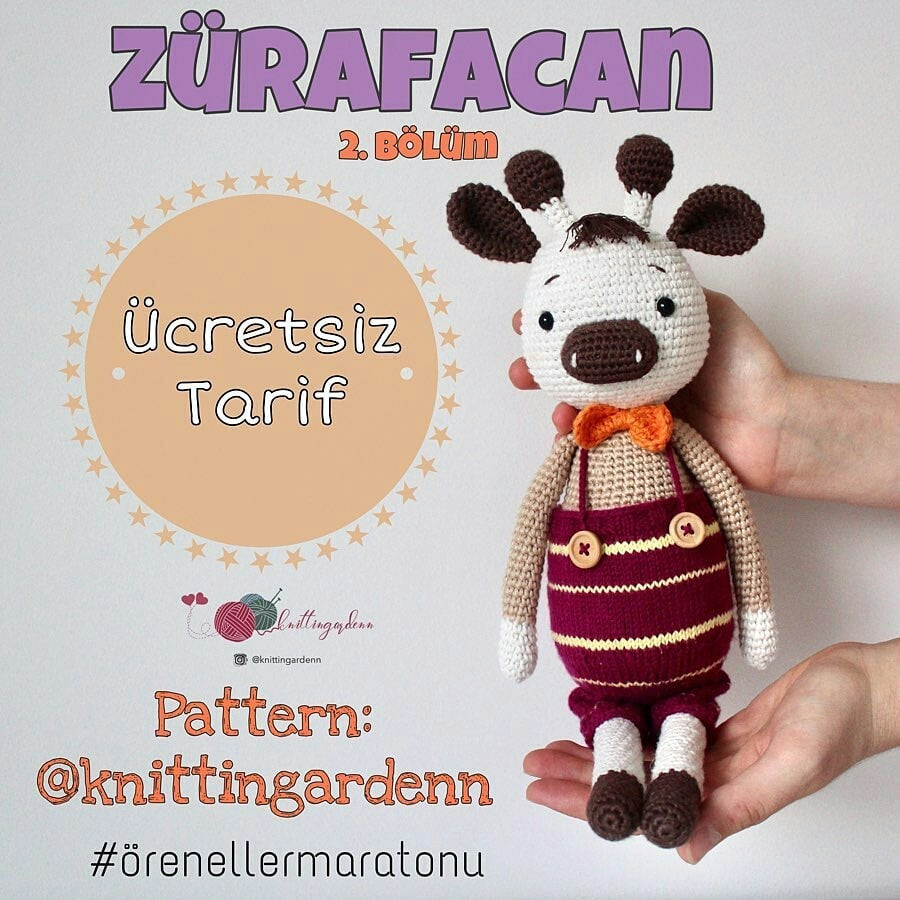 Zürafacan: Ücretsiz Tığ İşi Şeması