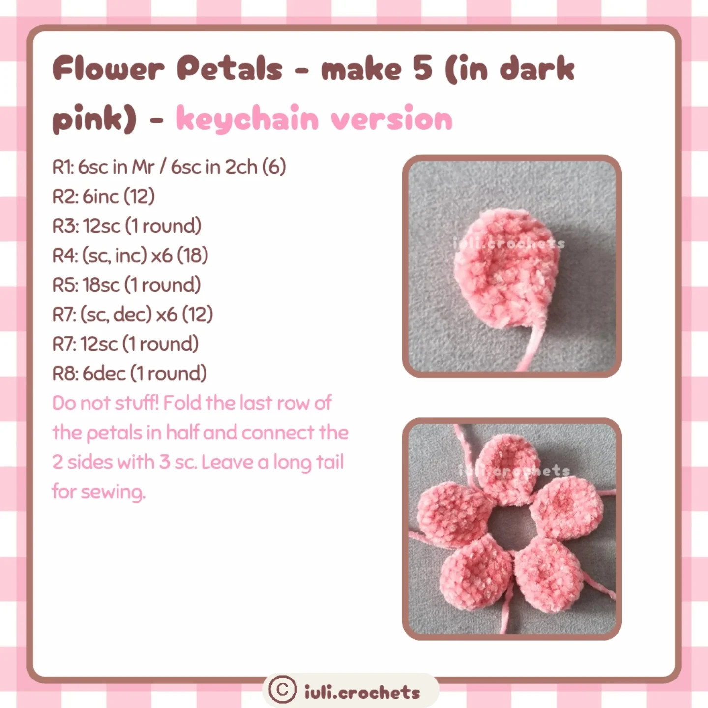 2-in-1 Crochet Pattern: Cute Cat Keychain Design